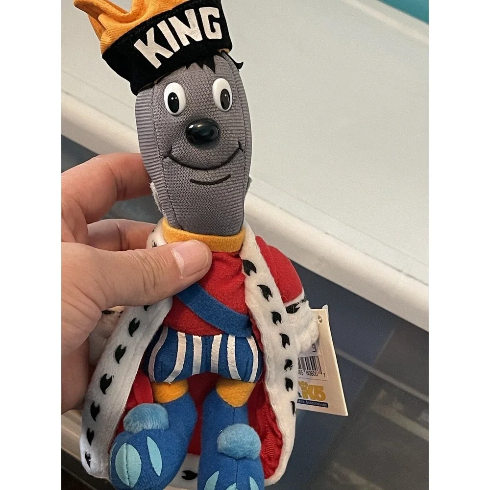 KING 5 Seattle 50th Anniversary King Mike Microphone Plush Doll (with tags) 1998